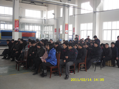 范群干燥設備公司召開2011年度全體職工會議