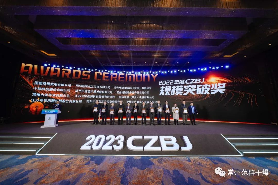 常州范群│喜報！榮獲2022年度”規模突破獎“